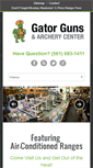 Mobile Screenshot of gatorgunsarchery.com