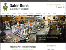 Tablet Screenshot of gatorgunsarchery.com